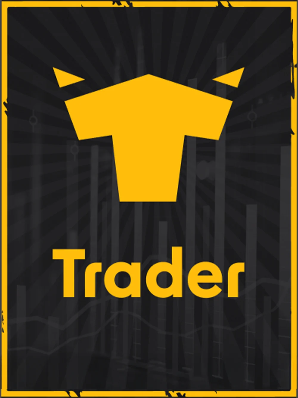 Juego inspirado en trading y volatilidad con estética de mercado