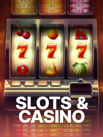 Juego de casino con composición vibrante y moderna
