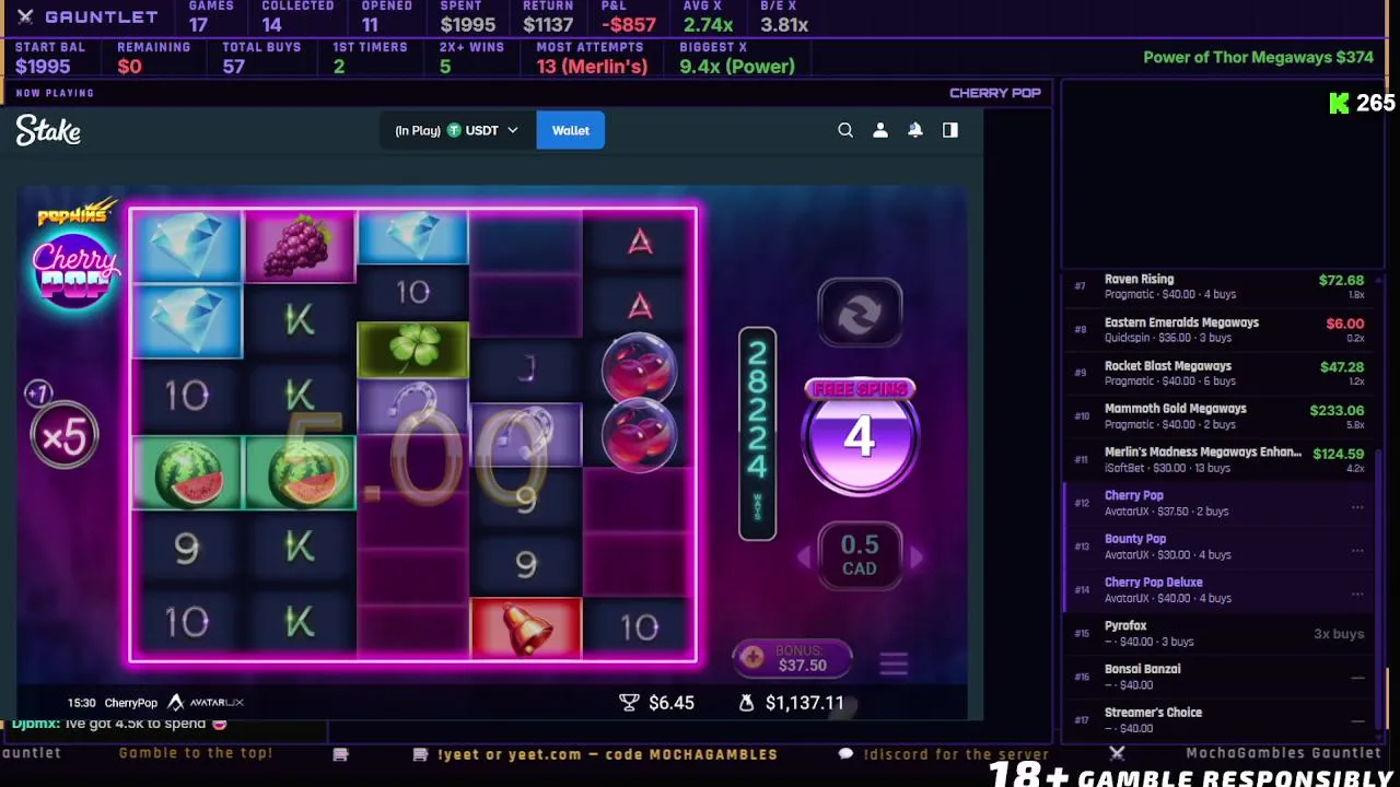 Tarjeta de promoción gaming con foco en slots y premios